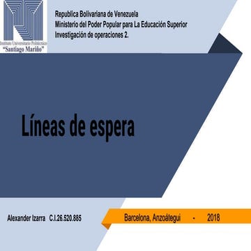 Lineas de espera
