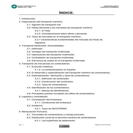 Lineas regulares y transporte multimodal