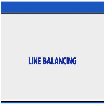 LINE BALANCING PRESENTATION PPT