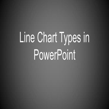 Line Chart Type in PowerPoint | PPTX