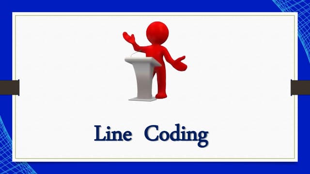Line coding