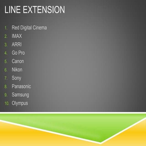 Line extension | PPT