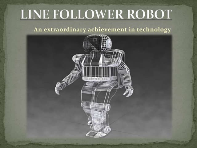 Line follower robot