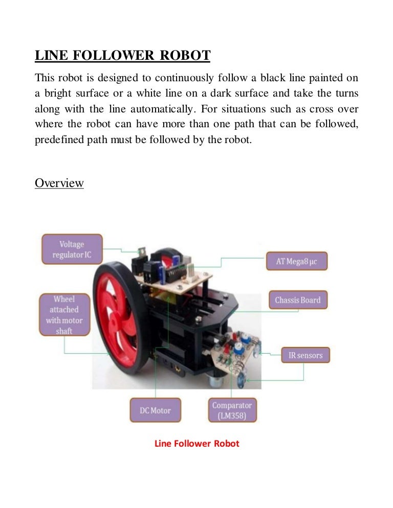 literature review of line follower robot