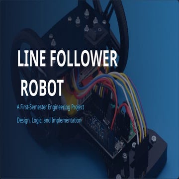 Line Following Robot | PPTX