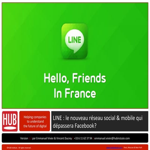 LINE : The Social Network  success story