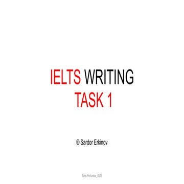 Line graph and Task 1 introduction. IELTS writing