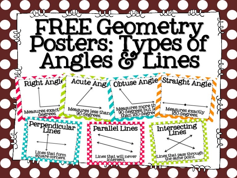 geometry posters types of angels lines angels powerpoint