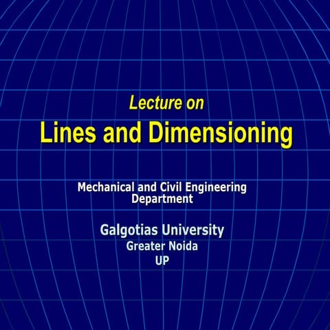 Linesanddimensioning