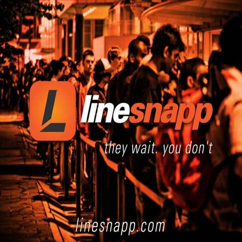 Linesnapp Startup Weekend 2013 Deck