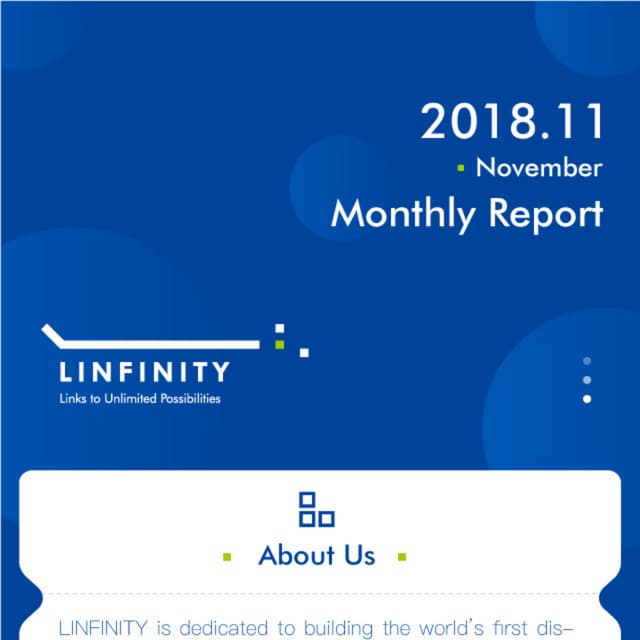 LINFINITY Monthly Report