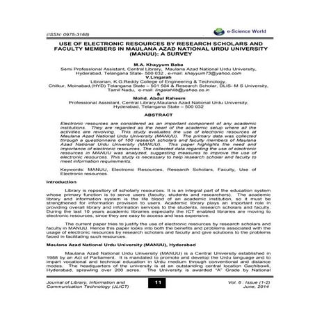 Electronic Resources