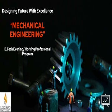 B.Tech. (Mechanical Engineering) [Lateral Entry]