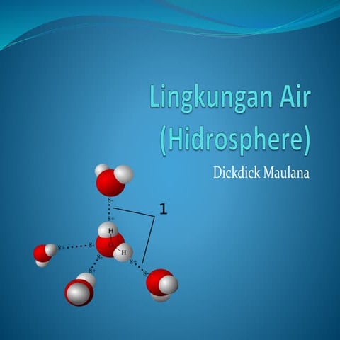 Lingkungan air (hidrosphere) 