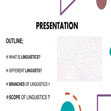 what is Linguistics | PPT