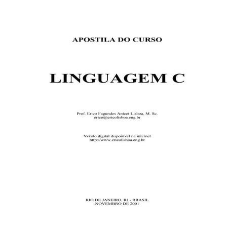 Linguagem c