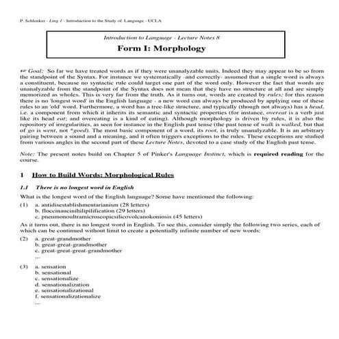 Linguistics handnote ucla