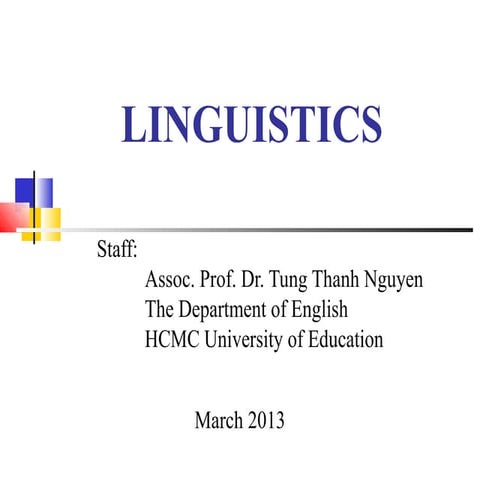 Linguistics hanoi university