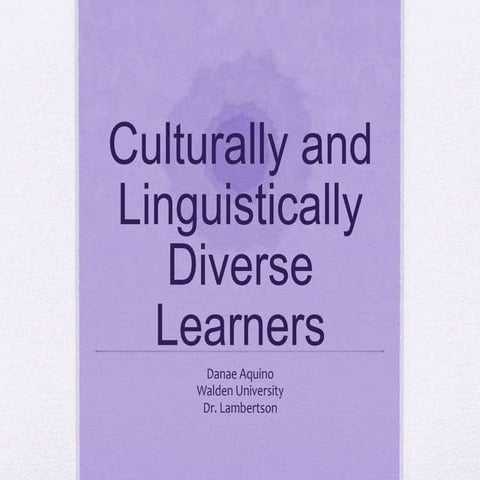 Lingustically diverse