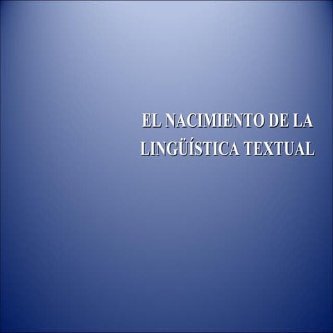Linguística textual