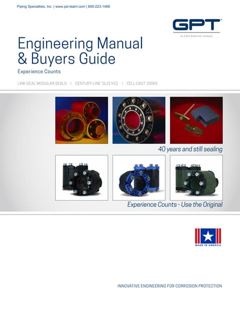 Link Seal Hole Size Chart