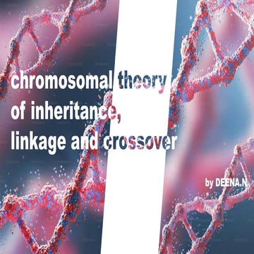 chromosomal theory of inheritance, linkage and crossing over