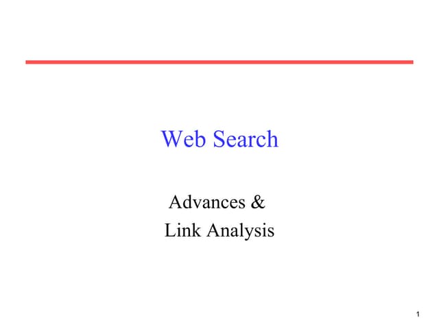Link Analysis