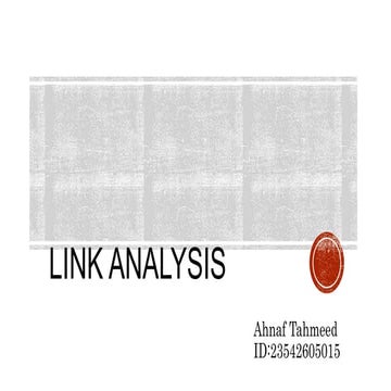 Link Analysis .pptx