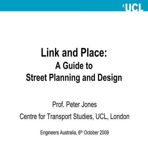 Link And Place   A Guide To Street Planning And Design By Prof Peter Jones