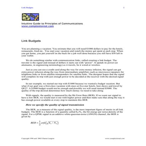 Link Budget