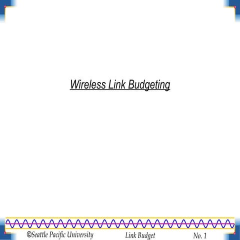 Link Budget_DataCommunication_engineering.ppt