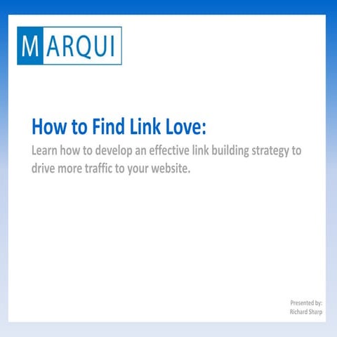 How to Find Link Love