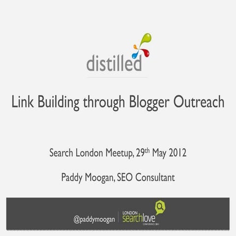 Link Building Through Blogger Outreach