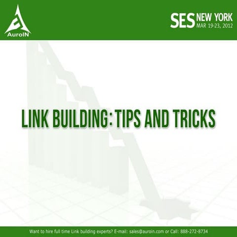 Link Building Tips and Tricks