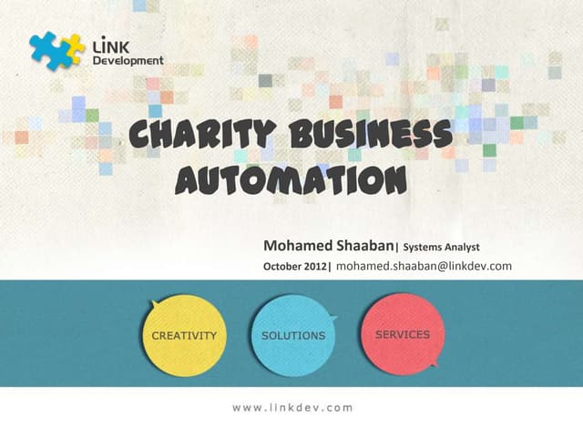 Charity Business Automation