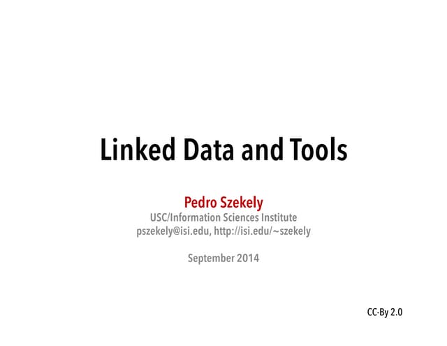 Linked Data and Tools