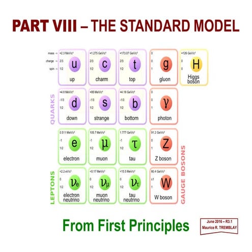 Part VIII - The Standard Model