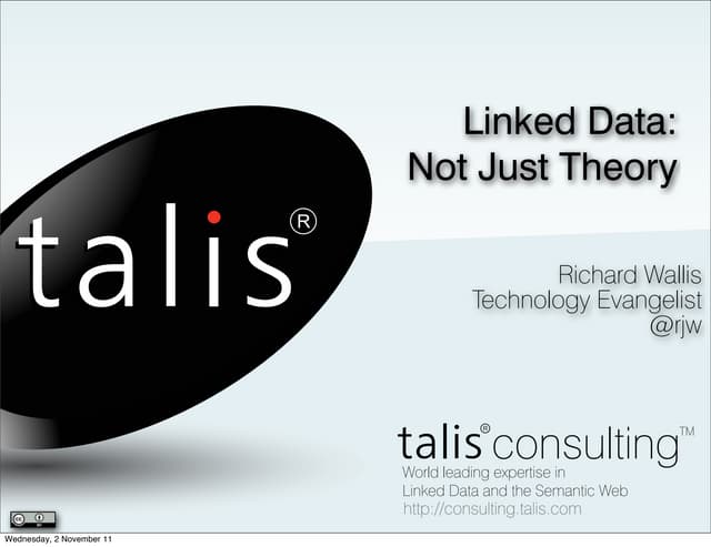 Linked data: not just theory