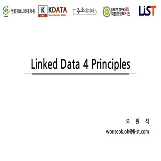 Linked Data 4 principles 