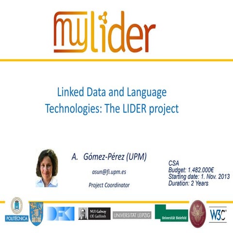 Linked data and language technologies 