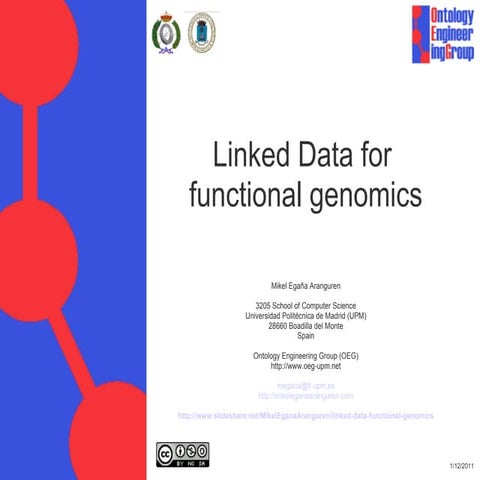 Linked data functional genomics