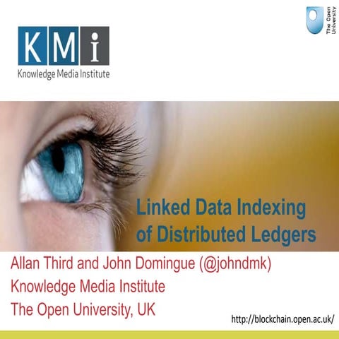Linked data indexing of distributed ledgers | PPT