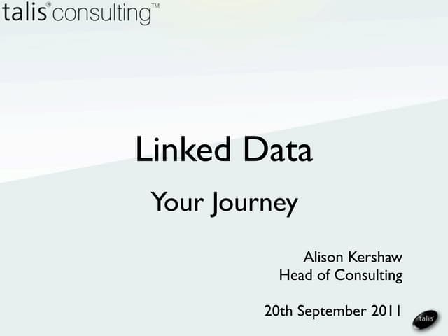 Linked data your journey