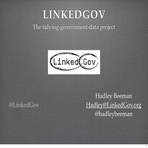 Linkedgov- intro at Opentech