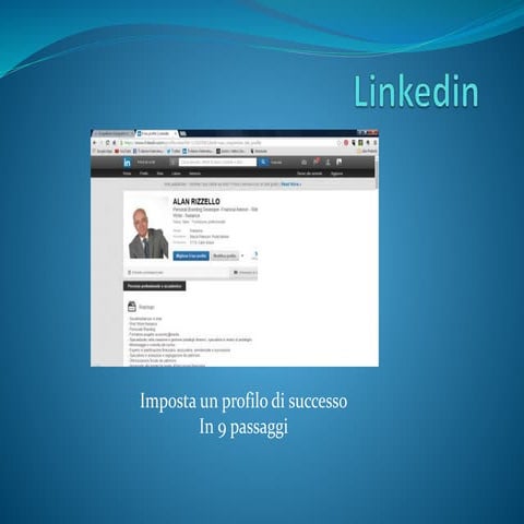 Linkedin un profilo di successo in 9 passaggi