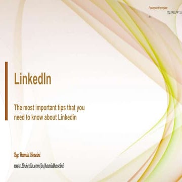What you need to improve your Linkedin profile