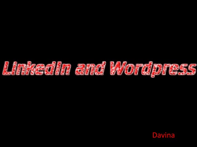 Linkedin and-wordpress