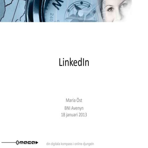 Linked in BNI Avenyn 18 jan 2013