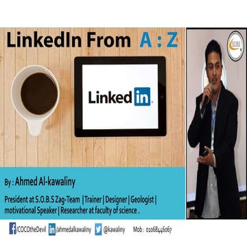 Linked in by ahmed al kawaliny | نصائح لبناء لينكيدإن