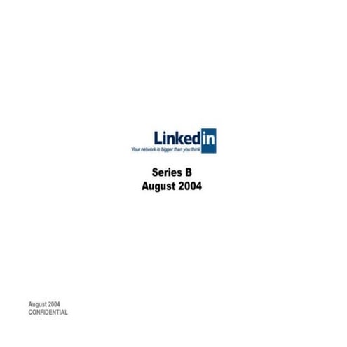 LinkedIn Pitch Deck - not a template | PDF